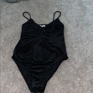 velvet top shop body suit